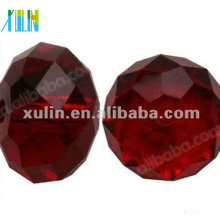 Chinesische Kristallglasperlen 5040 # Facettierte Rondelle 10mm RUBY AB